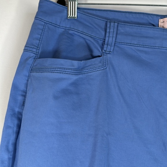 Penningtons Blue Slightly Curvy Fit Cropped Pants Size 20 - Picture 2 of 9